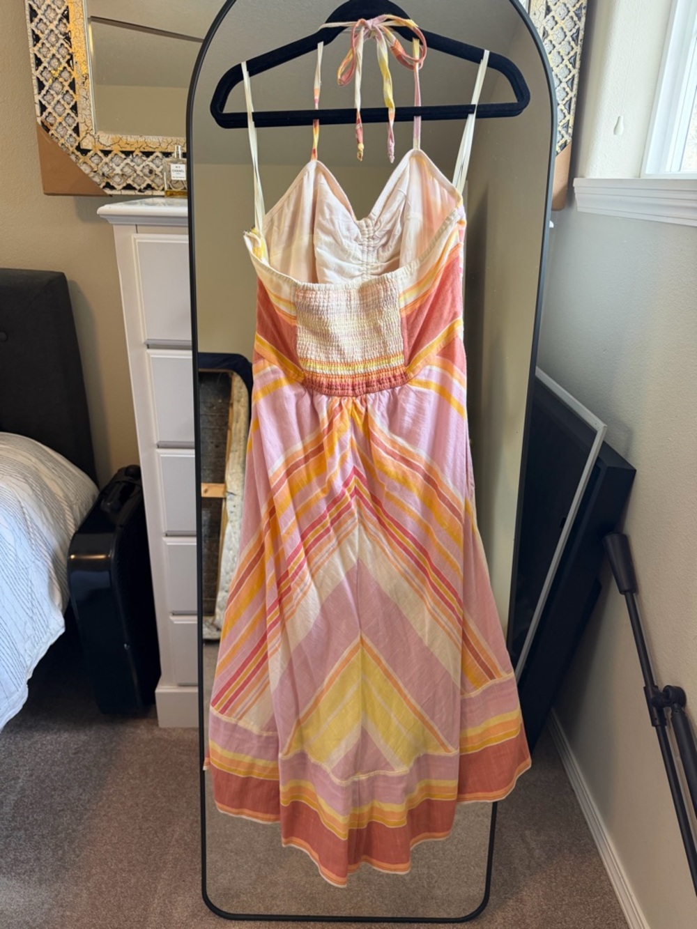 Anthropologie Striped Halter Midi Dress - Picture 5 of 10